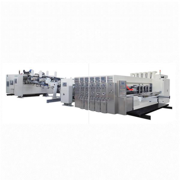 Full Automatic Printing Slotting Die Cutter , Carton Folding Gluing Machine 30