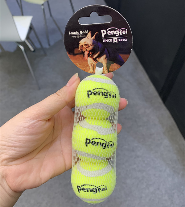 Tennis Balls for Dogs Funny Squeaky Dog Toys Chew Toys for Exercise and Training | 6 Pack Colorful Easy Catching Pet Dog