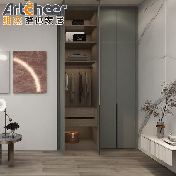 Buy cheap Wooden Modern Open Combination Wardrobe for Clothes in Walk-in Closet Bedroom Furniture from wholesalers