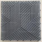 Brand factory new desigh 3d cubic garage floor tiles plastic flooring mat dalle