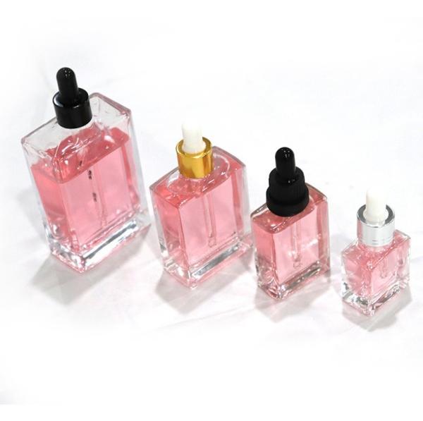 Buy cheap 50ml Square Glass Dropper Bottles Empty Eco from wholesalers