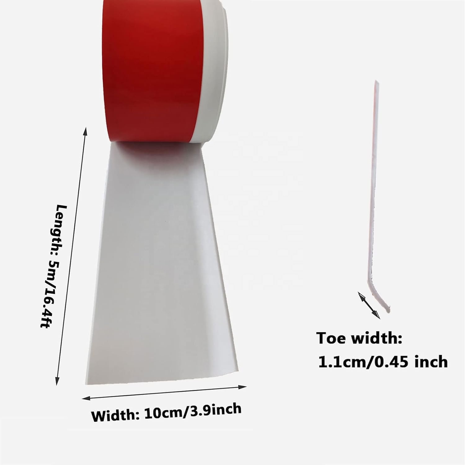 5" Self Stick Vinyl Wall Base PVC Skirting Board for Decoration in Hotels