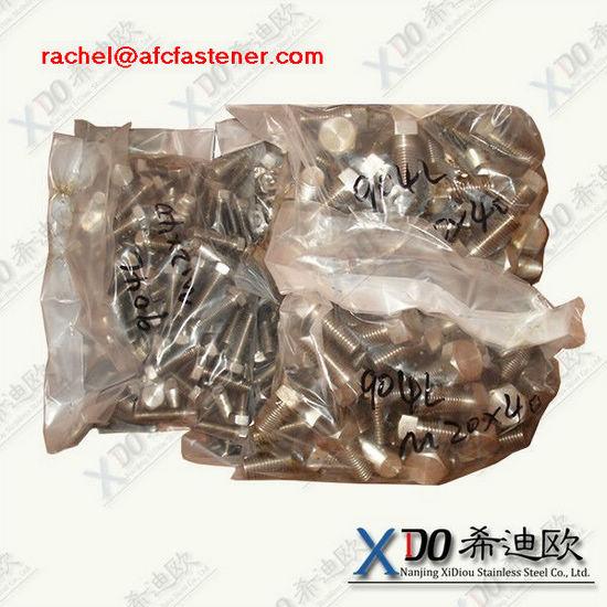 Buy cheap 904L hex bolt din1.4539 uranus B6 uns n08904 from wholesalers