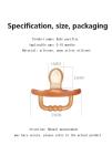 Baby Pacifier Liquid Silicone Super Soft Silicone Bite For Mother And Baby