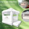 Buy cheap Commercial Adults Kids Inflatable Bouncer White Bouncy House Inflatable Jump Castle Bouncer For Wedding from wholesalers