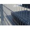 Buy cheap Galvanized / PVC Coated Steel Wire Fencing , Double Wire Mesh Fence For Garden from wholesalers