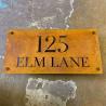 Buy cheap Square Plaques Corten Steel House Number Signs Plaques from wholesalers