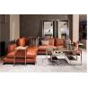 Buy cheap Italian Modern Living Room Leather Soft Sofa House Type L Princess Combination Head Layer from wholesalers