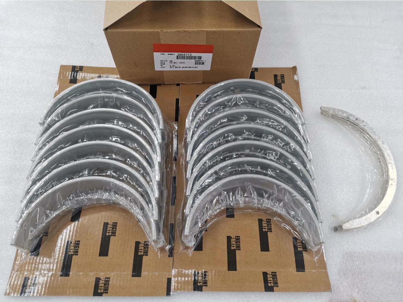 Fast Shipping 3804713 6215-21-8110 6215-21-8140 Crankshaft Bearings for Cummins Dongfeng QST30 Diesel Engine