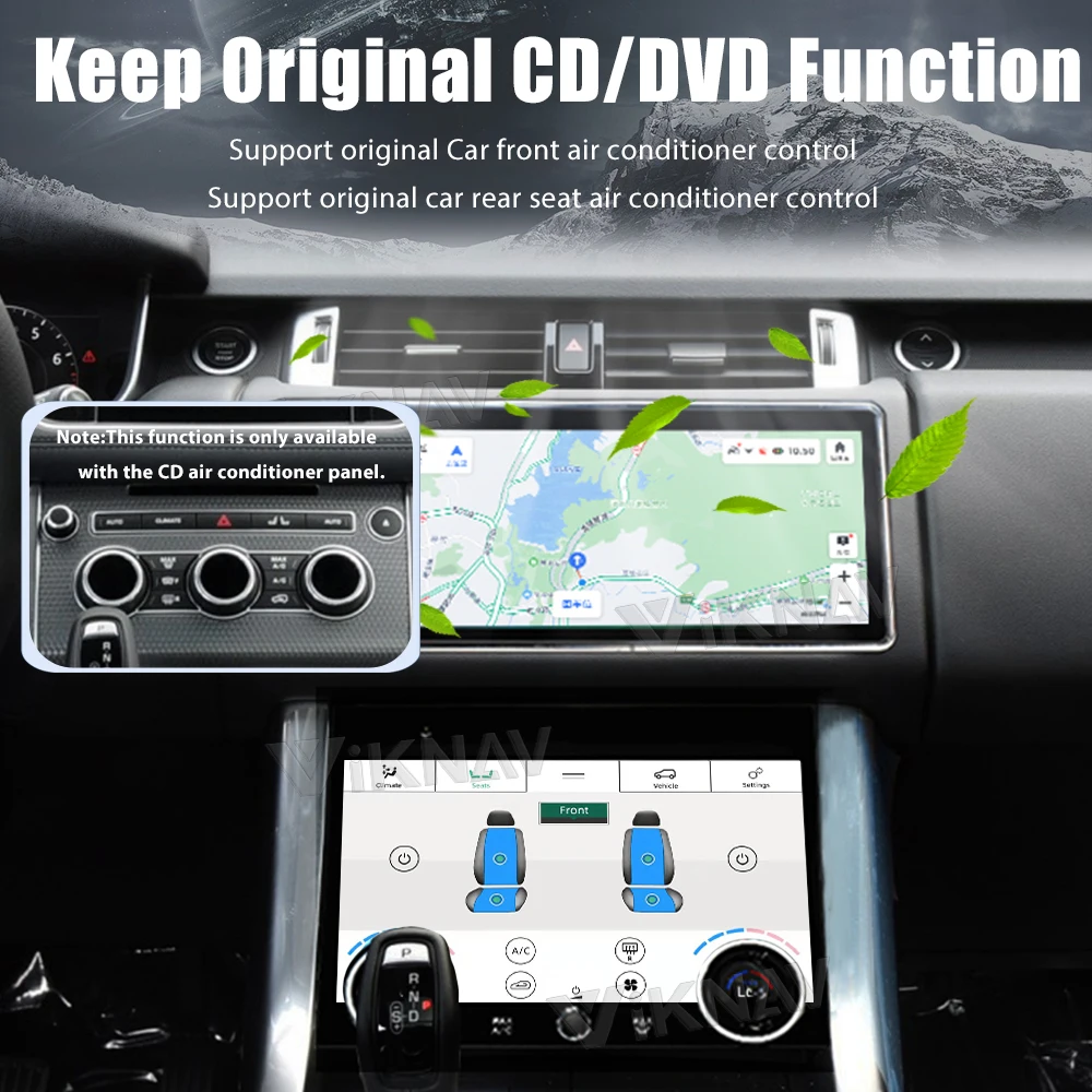 10.4 inch AC Panel Newest Generation For Range Rover Sport L494 2013-2017 Air Condition Board Climate Control LCD Touch
