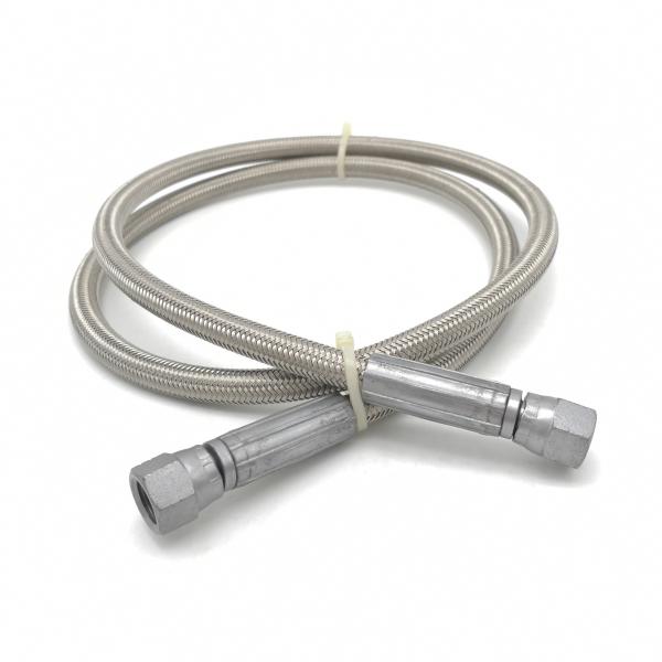 Buy cheap 1/4" JIC Female 04 Stainless Steel 304 Braided PTFE Hose For Air Compressor from wholesalers