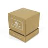 Buy cheap Silver Craft Kraft Paper Aromatherapy Candle Gift Box for Perfume Essential Oil Packaging from wholesalers