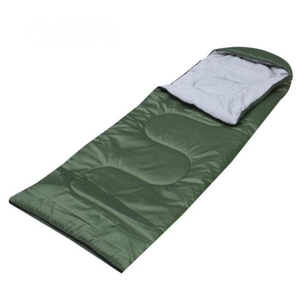 Buy cheap Outdoor Camping Hiking Envelope Sleeping Bag Army Green Waterproof Lightweight For Adults from wholesalers