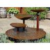 Buy cheap Cascading Outdoor Waterfall Corten Steel Water Feature Fountain For Garden from wholesalers