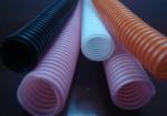Corrugated Flexible Tubing Flexible Seal Type , Wavy Shape Black Or White