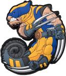 PVC Custom Embroidered Patches 4 Inch Wearproof