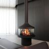 Buy cheap Indoor Decorative Ceiling Mounted Wood Burning Suspended and Rotating Fireplace from wholesalers