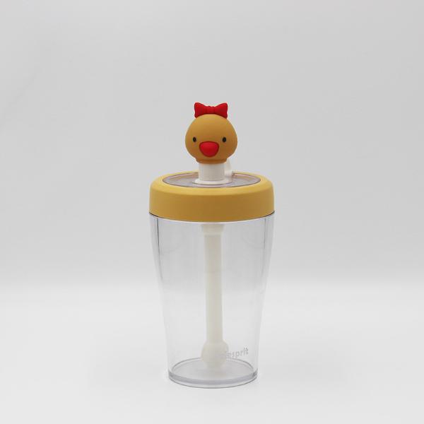 Buy cheap 430ml Multifunction Silicone Straw Water Bottle Lovely design from wholesalers