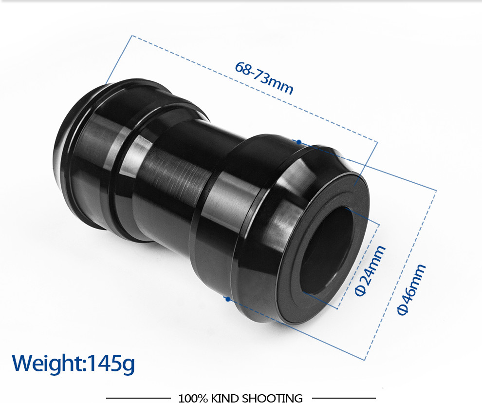 Aluminum Alloy Mountain Road 3 Piece Bike Bottom Bracket Replacement PF30