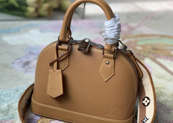 Buy cheap M57540 Water Ripple Alma BB Genunie leather Shell Shape Handbag from wholesalers