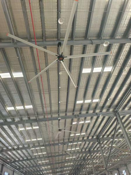 Buy cheap 5 Blades Giant Industrial Ceiling Fan Low Speed Ceiling Fans For Exhibition Halls from wholesalers