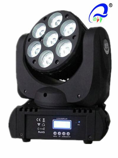 Buy cheap 7 Pc 12W 4in1 LED Mini Moving Head Light RGBW Wash Light Disco LED Stage Lighting from wholesalers