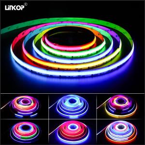 Wholesale RGB COB LED Light Strip Addressable 12V 720 Light/Meter 2811IC Color Flexible from china suppliers