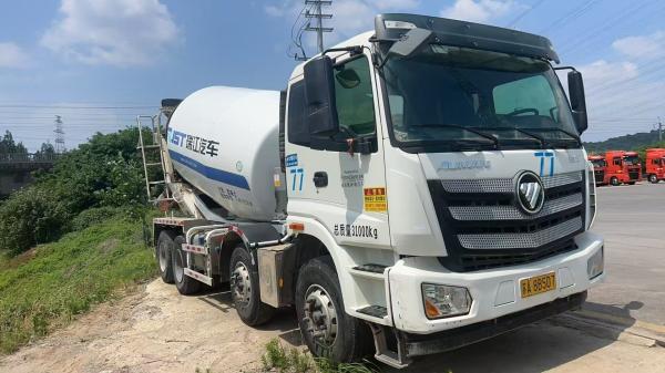 Buy cheap 8x4 Used Concrete Mixer Trucks BJ5313GJB-LS Foton Concrete Mixing Transport Trucks from wholesalers