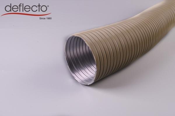 Buy cheap 500mm Semi Rigid Flexible Duct / Flexible Heating Duct With Resin Coated from wholesalers
