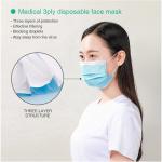 Odm 95% Filtering Efficiency Nonwoven Face Mask 3 Ply
