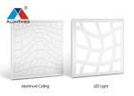 Rustproof Aluminium Perforated Ceiling , Square Metal Ceiling Tiles 600 X 600mm