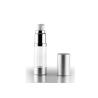 Buy cheap Empty Silver Airless Cosmetic Bottles Slender Styles Soap Cream Packaging from wholesalers