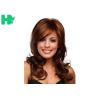 Buy cheap Curly Long Synthetic Wigs For Black Women , Machine Made Wigs from wholesalers
