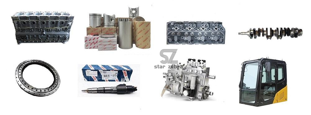 6D102 Excavator Travel Gearbox , PC210 Komatsu Travel Motor 708-8F-00111