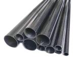 Straight Carbon Fiber Tube 4" Outer Diameter Length 11.8 Inch 300 Mm 1.5mm