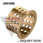 Flanged Tin Bronze Bushings CuSn8 Metric Size