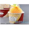 Buy cheap Food grade standard icecream paper cups for European and American market,custom logo printed disposable icecream scround from wholesalers