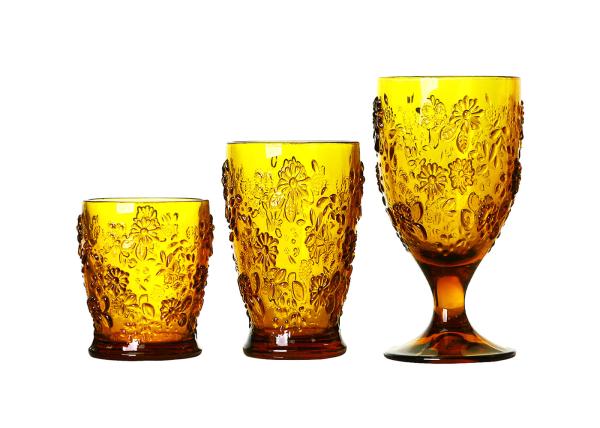 Buy cheap Hand Made Colored 9 ounce Colored Crystal Wine Goblet Glasses from wholesalers