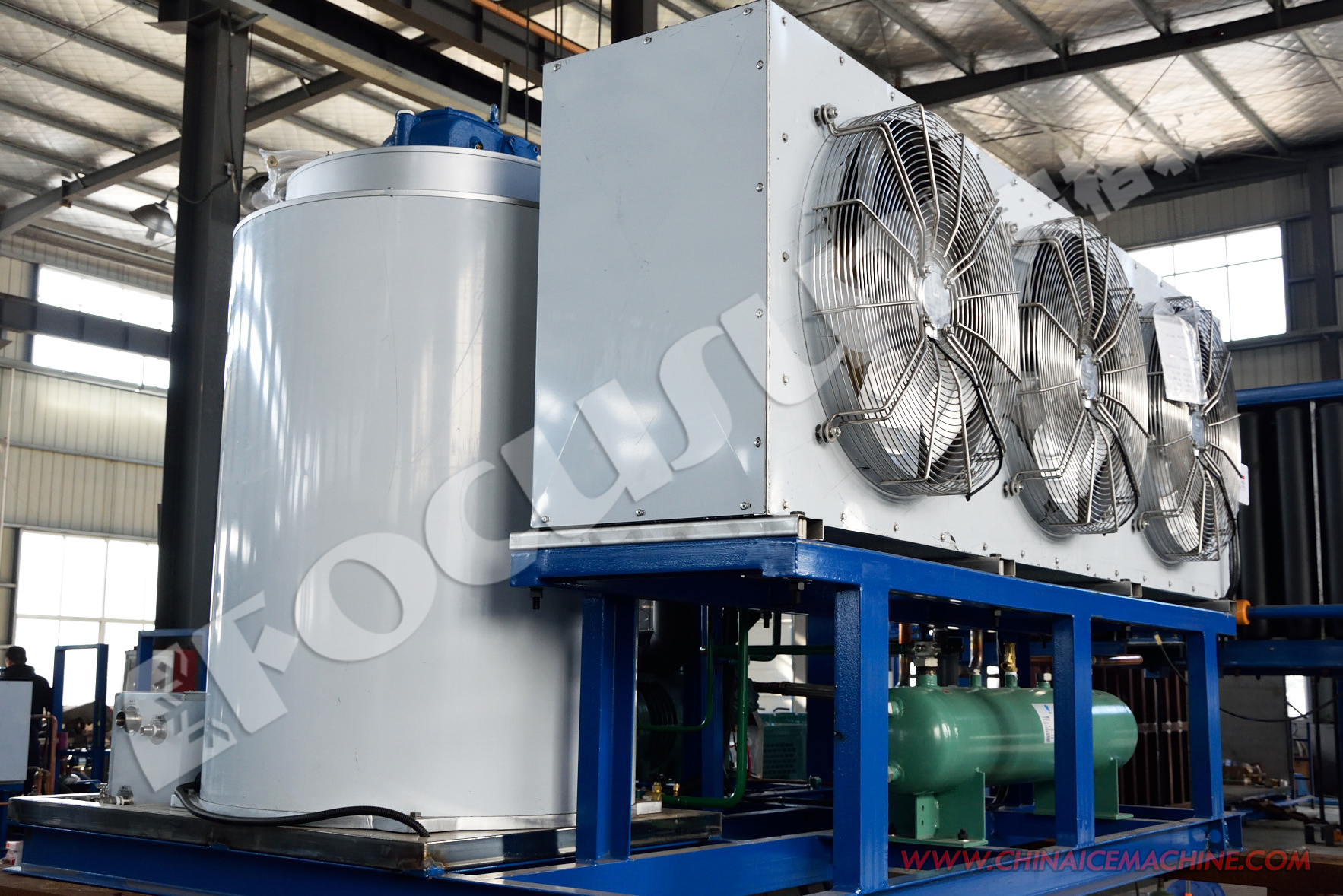 Focusun 10ton Flake Ice Machine for Cooling Fresh Water at Affordable