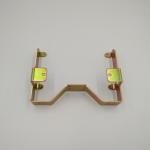 metal stamping, Custom metal stamping parts, metal stamped frame for dual switch