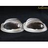 Buy cheap 107MM Anti Glare Optical COB LED Glass Lens For 30W - 100W Street Light from wholesalers