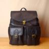 Buy cheap 32cm Womens Waterproof Backpack Niche Vintage Leather Schoolbag from wholesalers