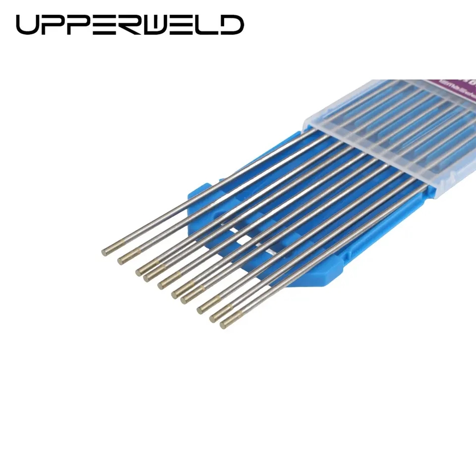 TIG Welding 2% Lanthanated Tungsten Rod Gold WL15 10-Pack 175 150mm 2.4mm 3/32 Inch