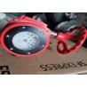 Buy cheap Signal Wafer Butterfly Gear Worm Power Fire Protection Valves Red Color from wholesalers
