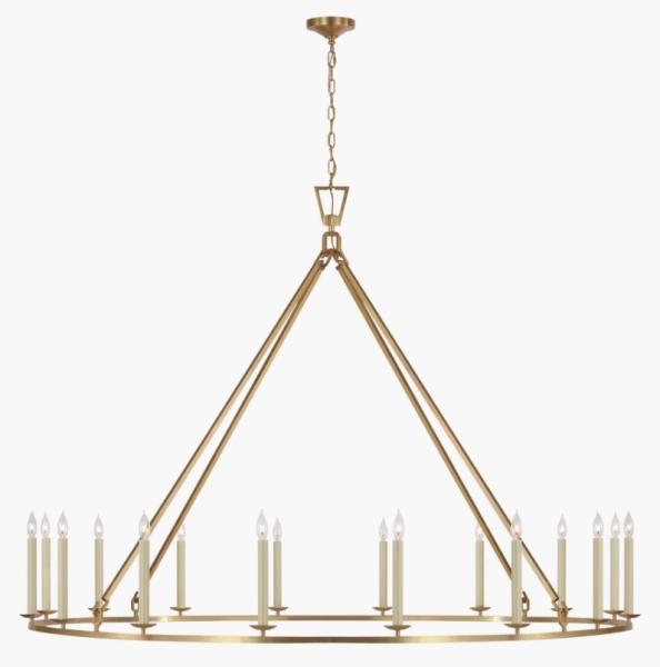 Buy cheap CHC 5276 Darlana Grande Single Ring Chandelier Polished Nickel / Aged Lron / Gilded Iron / Antique-Bumished Brass from wholesalers