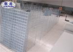 Brown Galfan Coated Defensive Barrier / Flood Bastion Barrier System