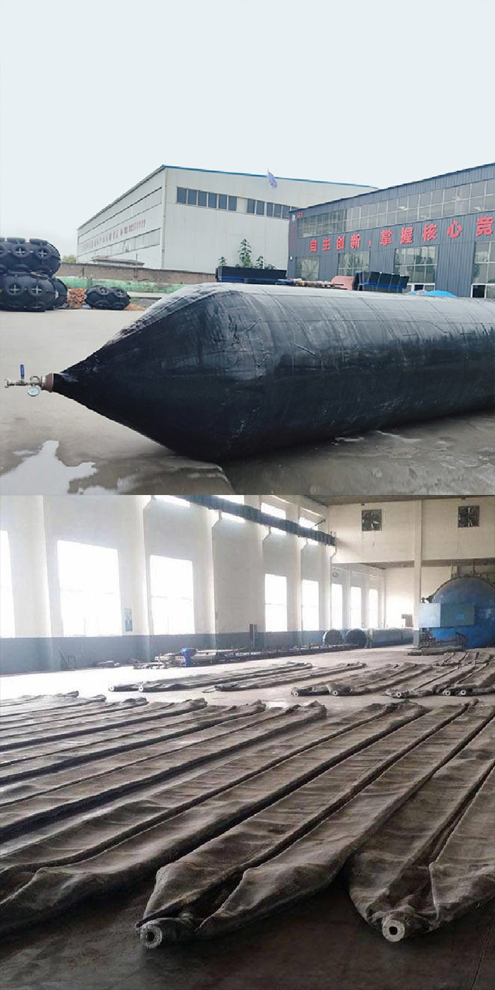 Airbag Launching Ship Air Filled Rubber Ship Launching Marine Airbag For Boat