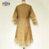 Buy cheap Woman long western dance costume peacock style wholesale bulk women's slim fit retro dress with low price from wholesalers
