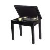 Buy cheap Duet Keyboard Odm Double Piano Bench With Storage Wide Seat Faux Leather Black from wholesalers