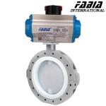 Buy cheap 2.5 Inch 3 Inch 4 Inch Lightweight Flanged Pneumatic Butterfly Valve Control from wholesalers